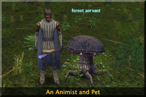 Animist with pet