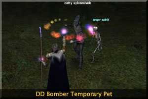 Animist with a temporary bomber pet